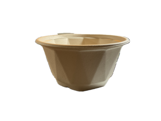 32oz Eco-Friendly Round Deep Sugarcane /Bagasse Bowl 32oz 300pcs