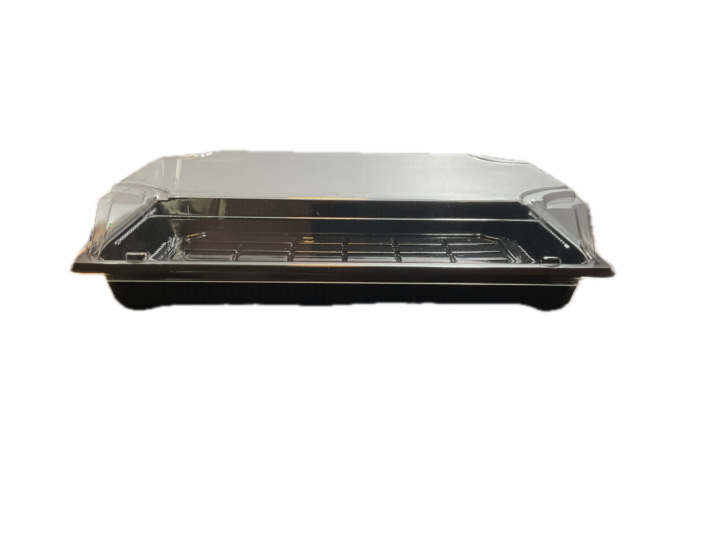 Sushi Tray (SZ 10) 250 Sets Black With Lids