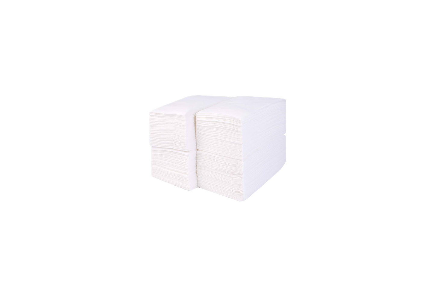 Dinner Napkins Two-Ply White 7.5x4.5 20x150 Case CT 3000