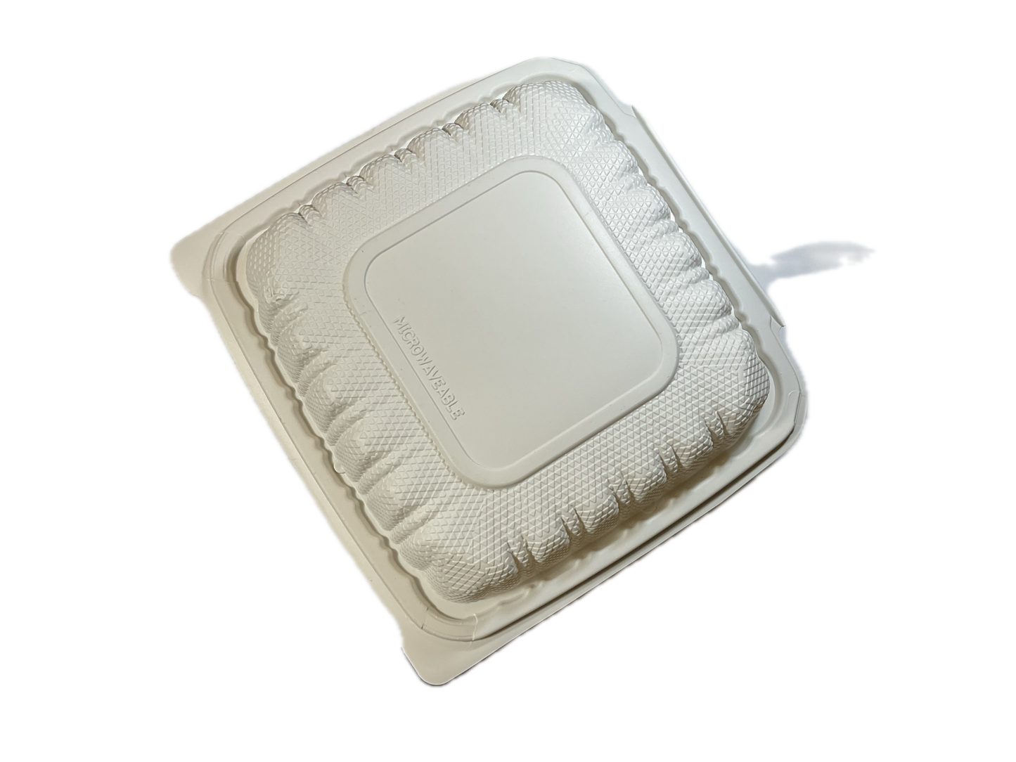 Fiber Clamshells ML-83 3-Compartment 8x8x2.5 (H)120/Case