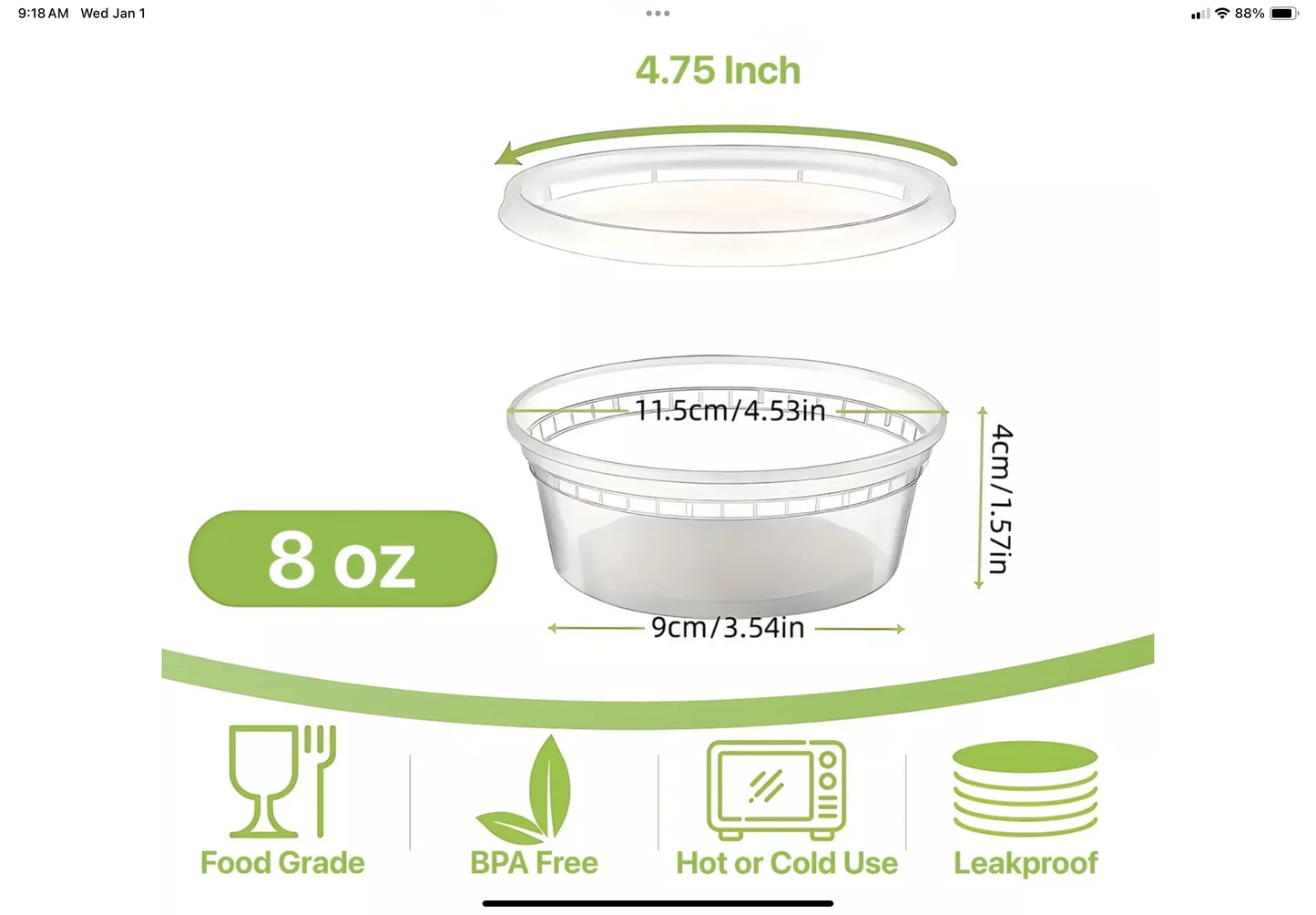 karat Clear Soup Cup.8oz 240 Sets
