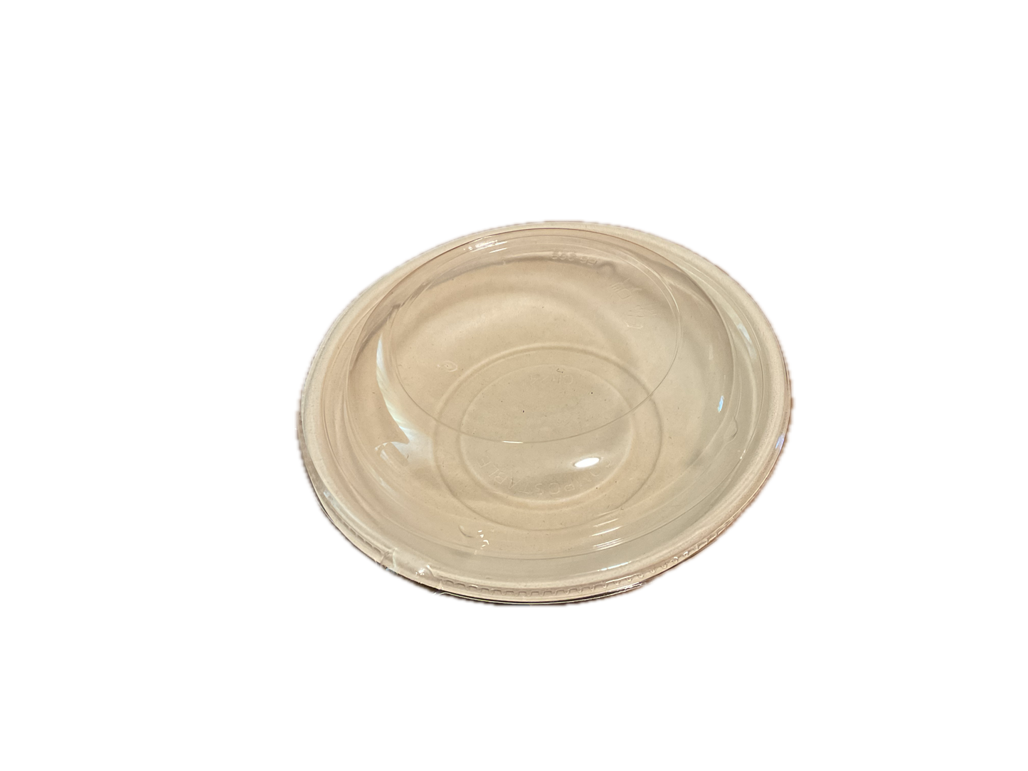 Clear Lid - 24oz/32oz Round Sugarcane Bowl 300pcs SP-OBLID