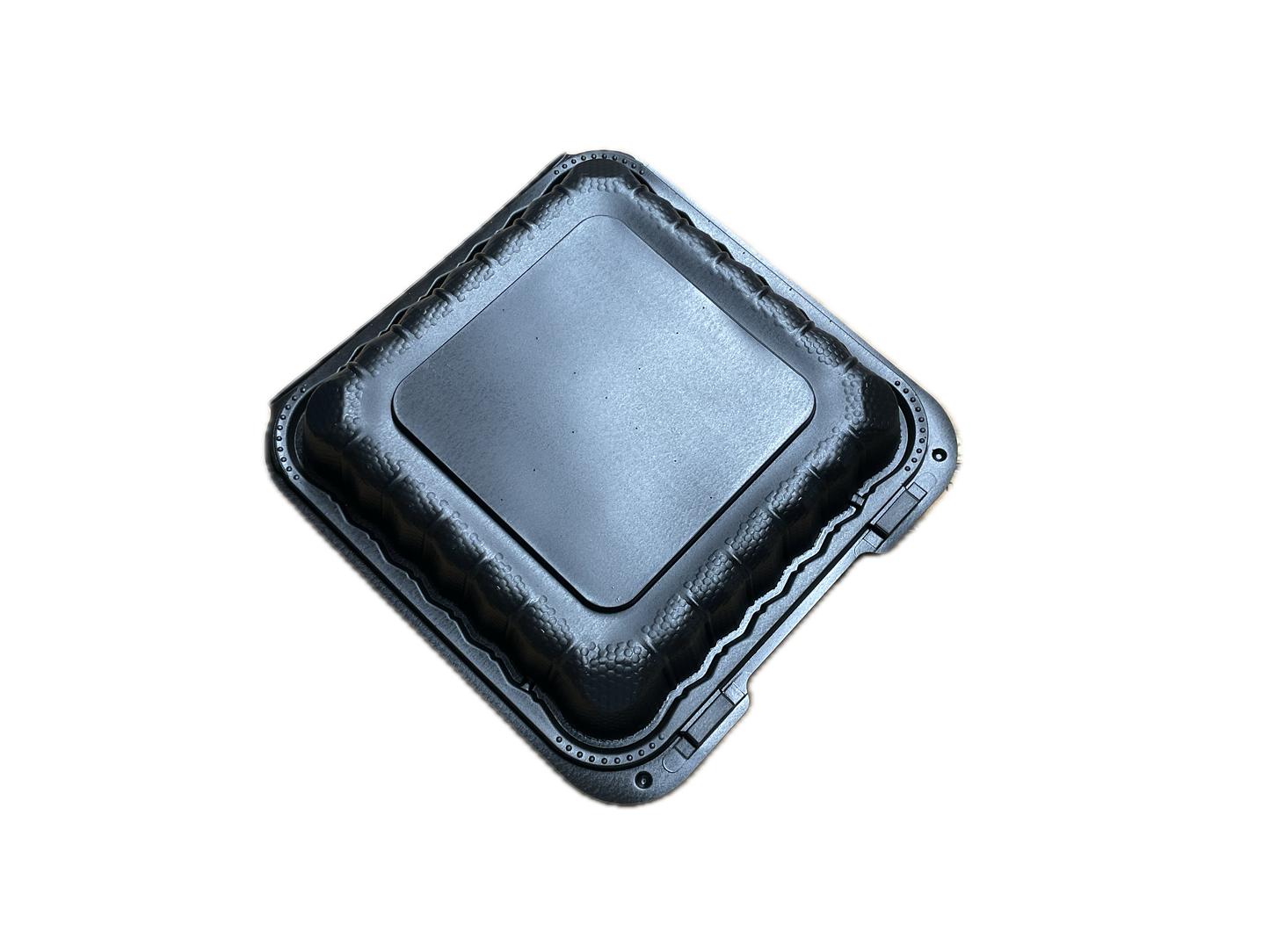 Fiber Mineral Clamshells CHPM883B 3-Compartment 8x8x3.5 (H)150 case