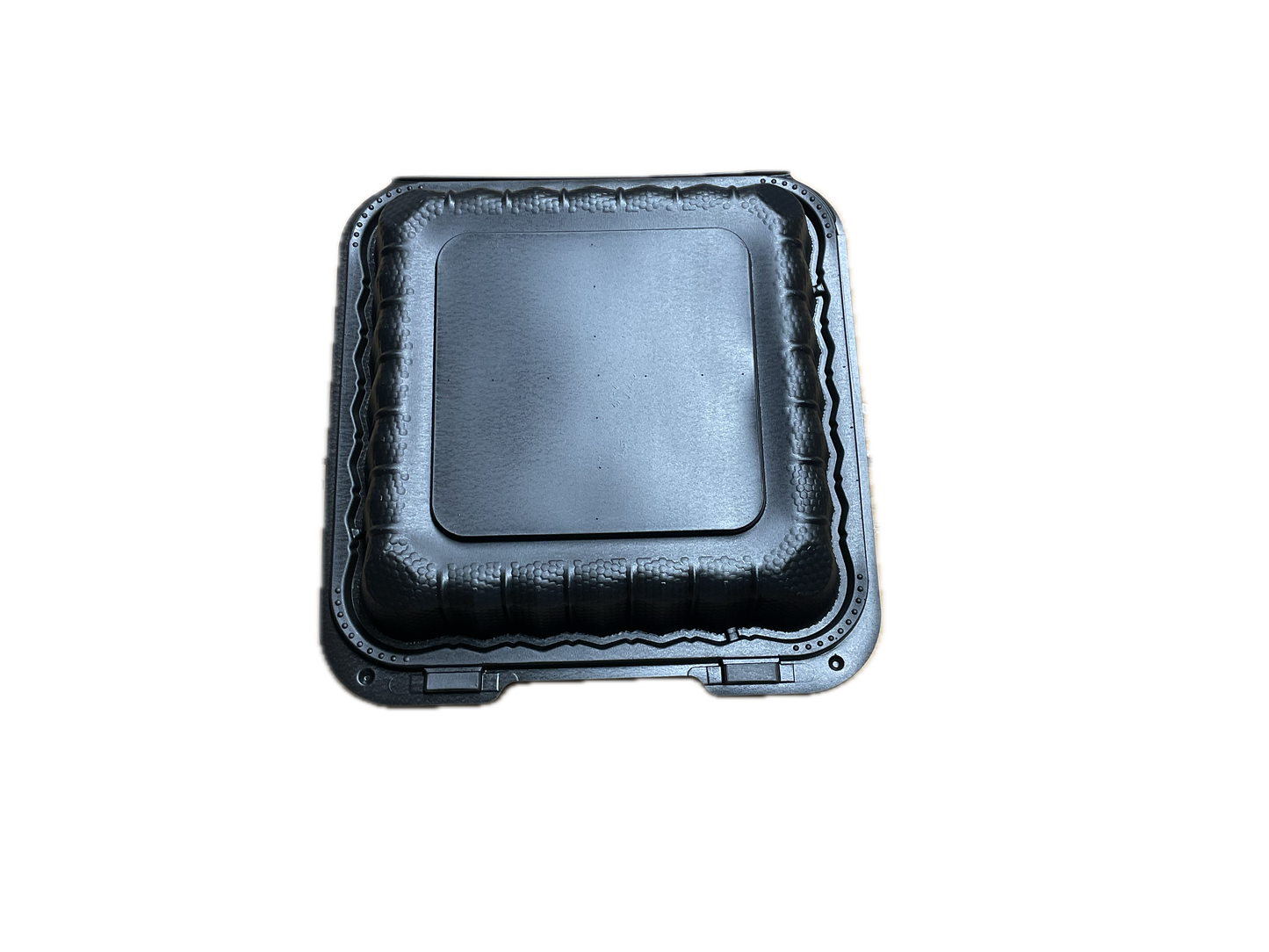 Fiber Mineral Clamshells CHPM883B 3-Compartment 8x8x3.5 (H)150 case