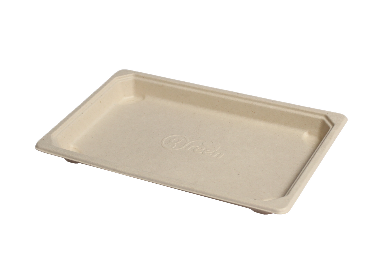 Sushi Tray Compostable Sugarcane Bagasse Medium P-015 300pcs
