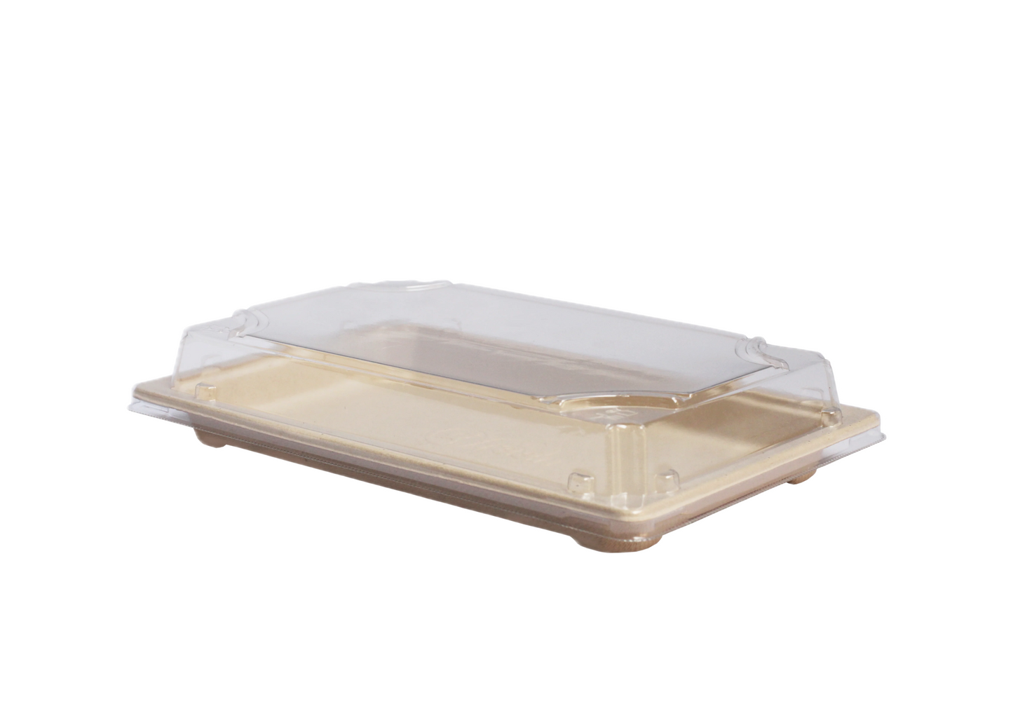 Sushi Tray Compostable Sugarcane Bagasse Medium P-015 300pcs