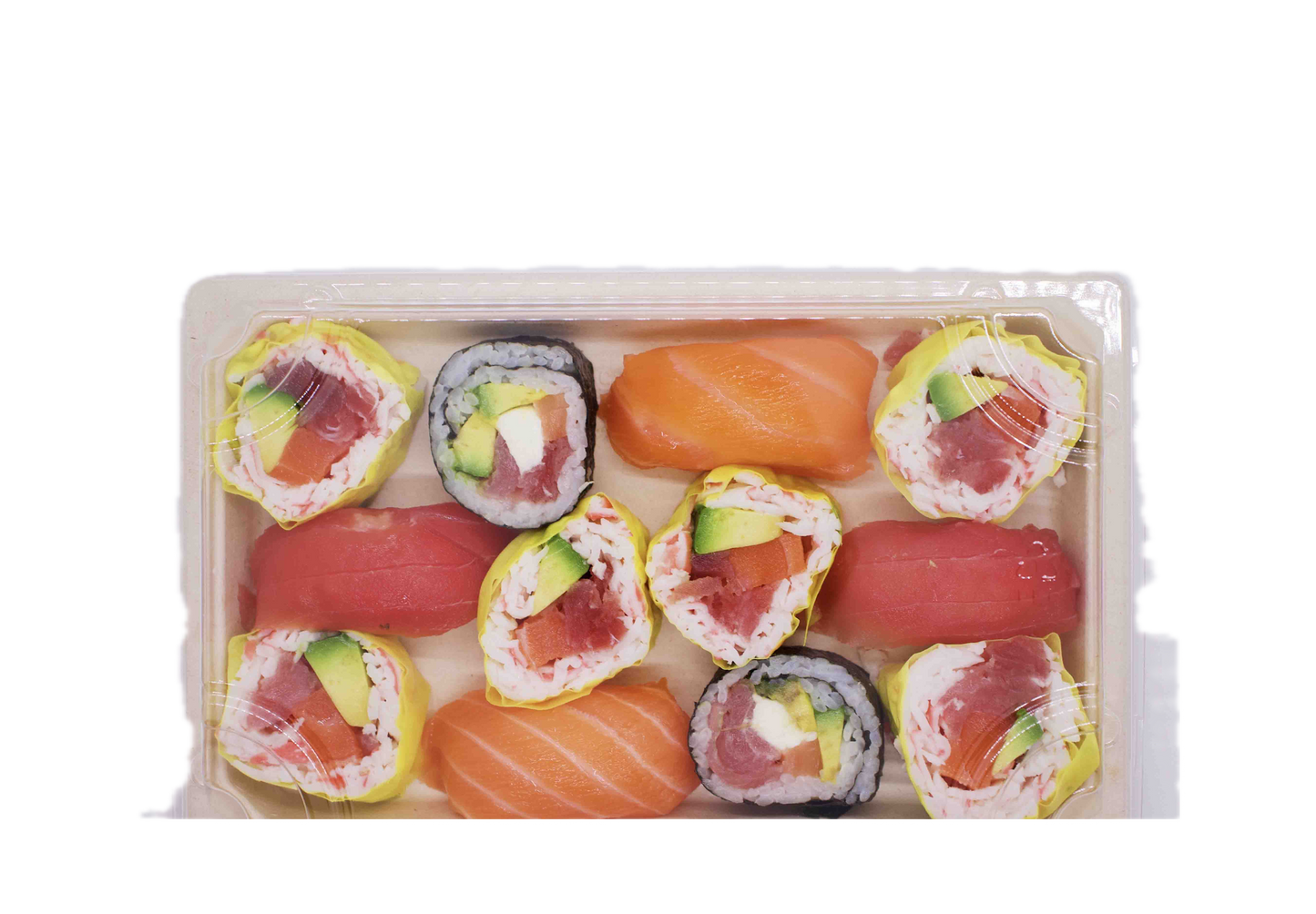 Sushi Tray Compostable Sugarcane Bagasse Medium P-015 300pcs