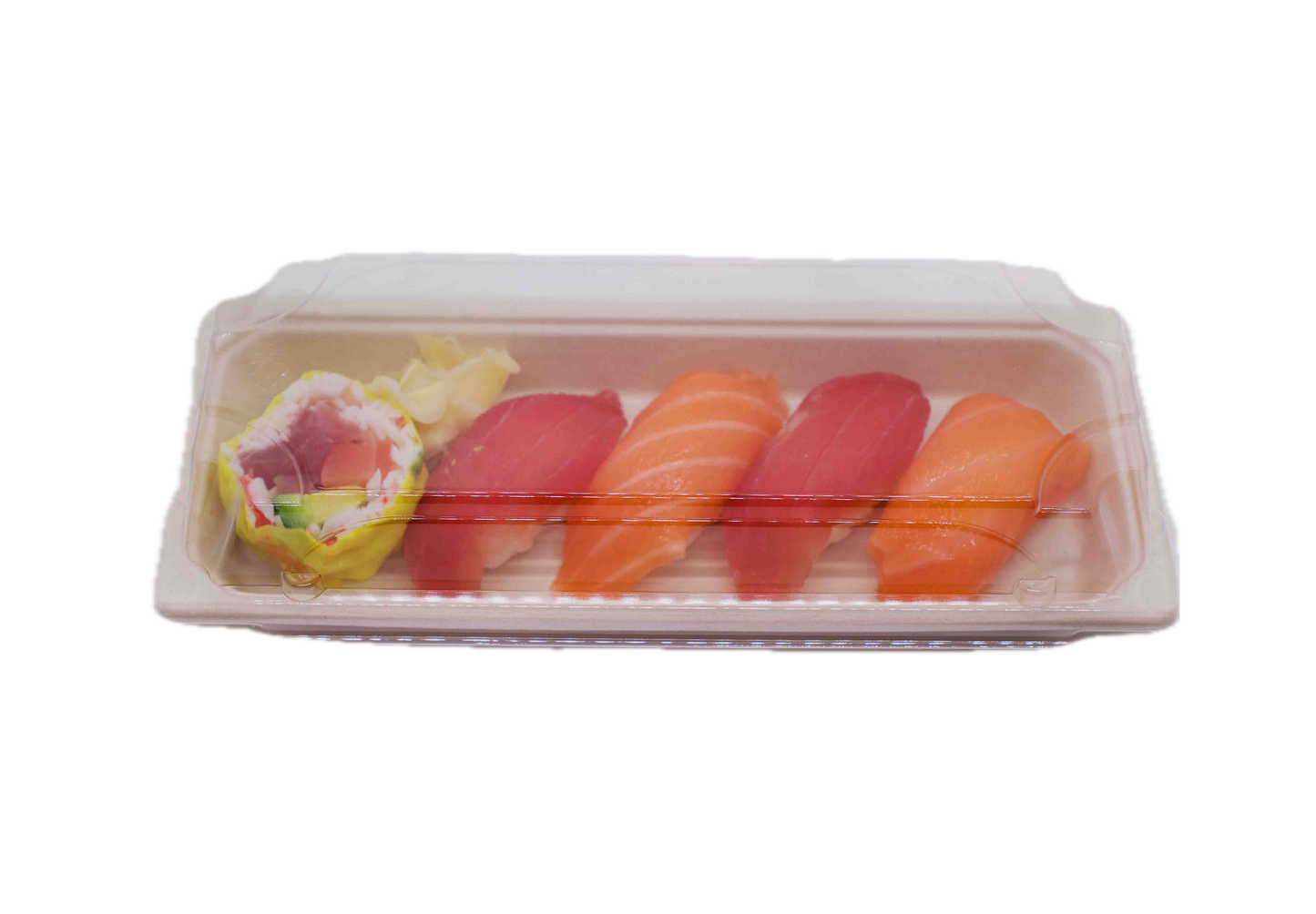 Sushi Tray Compostable Sugarcane Small P-001 300pcs