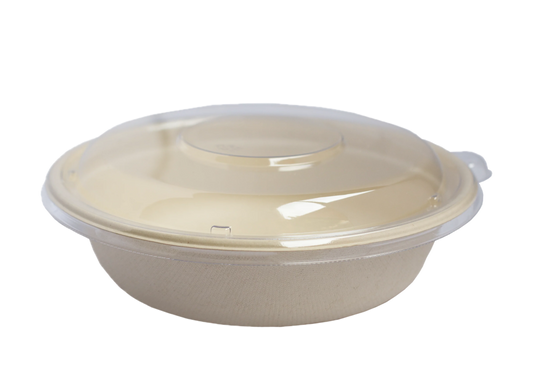 32oz Eco-Friendly Bowl Round Sugarcane /Bagasse Bowl 32oz 300pcs  SP-OB32