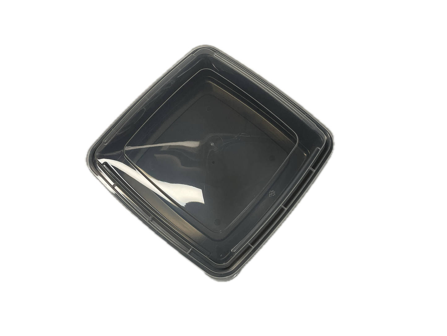 Black Square Container 48 oz 8x8x3 (H)100 Sets