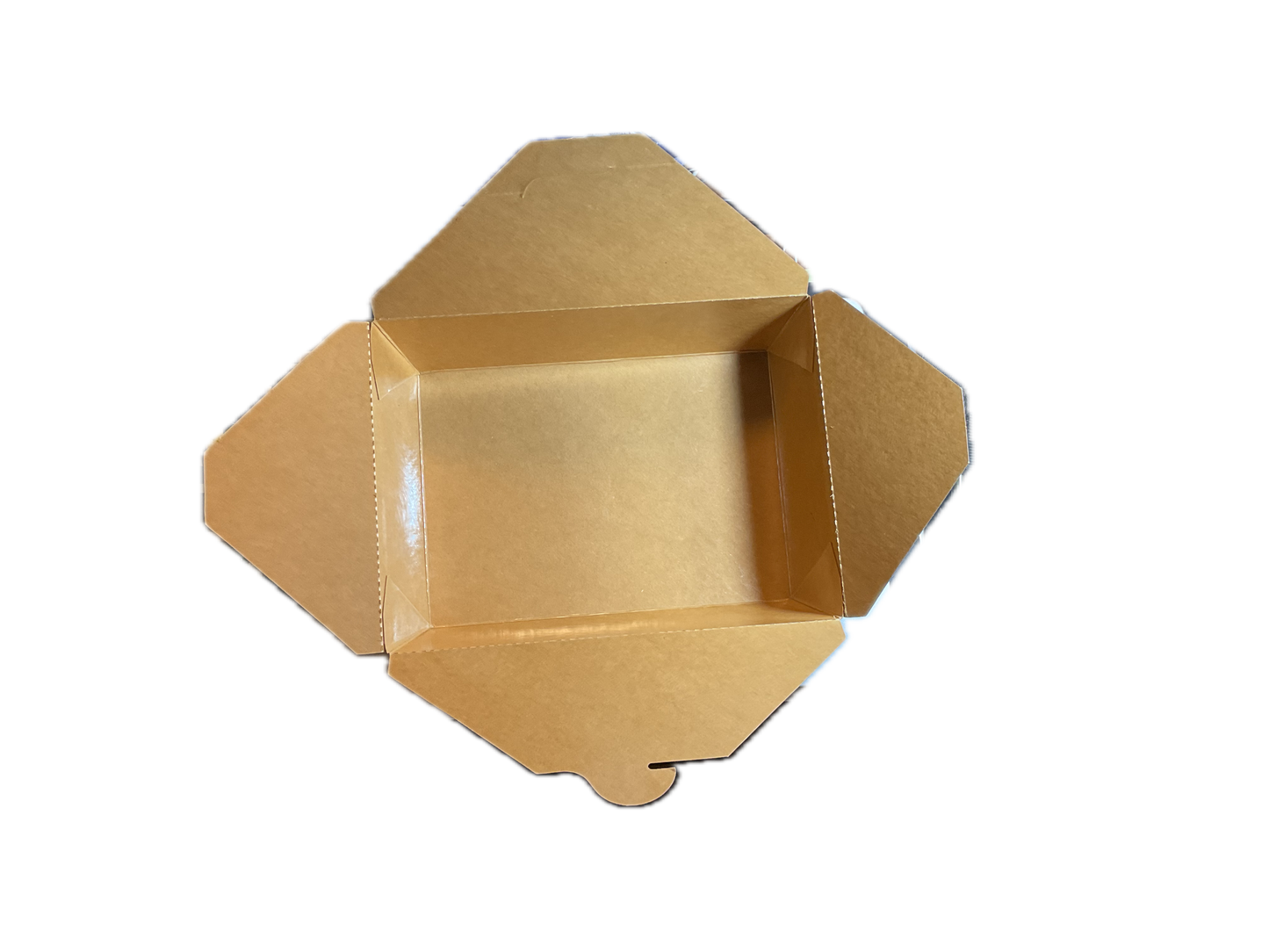 Kraft Folded Paper Container #8 300Pcs