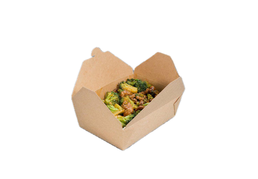 Kraft Folded Paper Container #3 200 Pcs