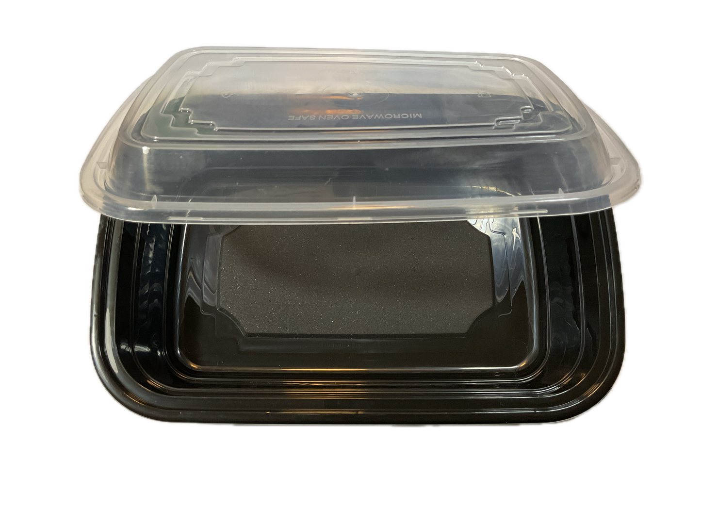 Black Rectangle Container FH-32B 32oz 150 Sets