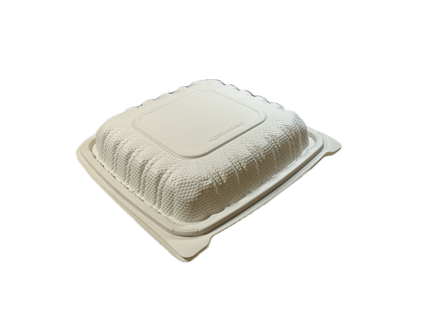 Fiber Clamshells ML-83 3-Compartment 8x8x2.5 (H)120/Case