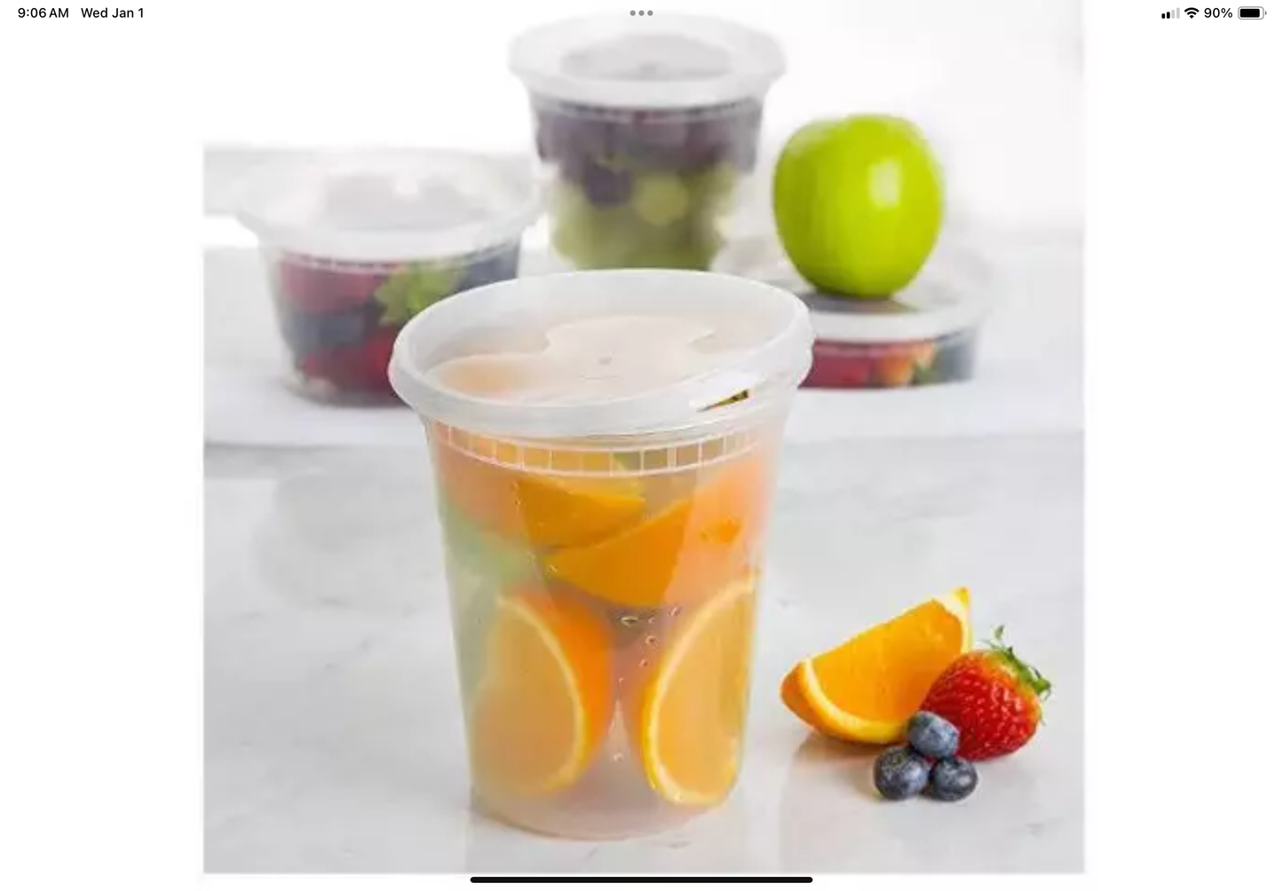 Karat Clear Soup Cup 32oz 240 Sets