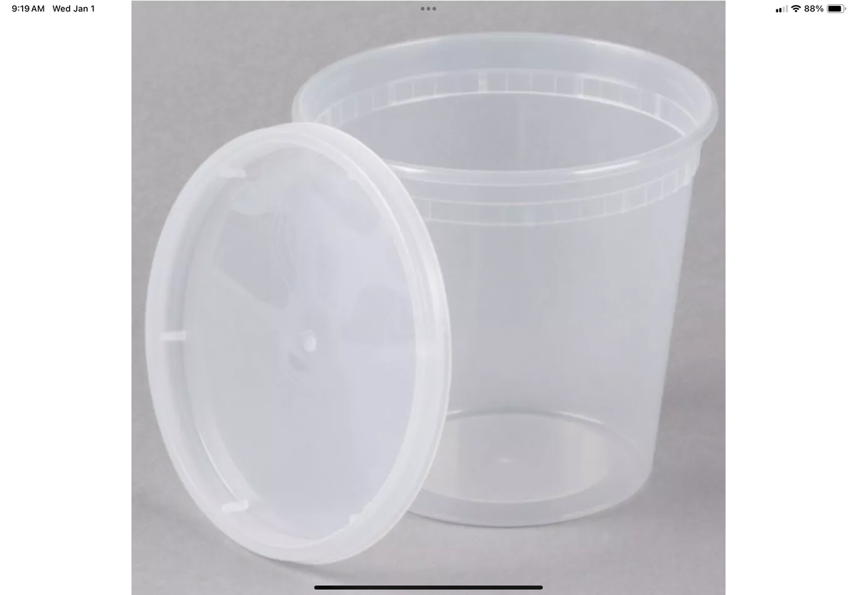 Clear Lids For Soup Cups 32oz,24oz,16oz,08oz,500 Case Lids only