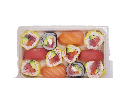 Sushi Tray Compostable Sugarcane Bagasse Medium P-015 300pcs
