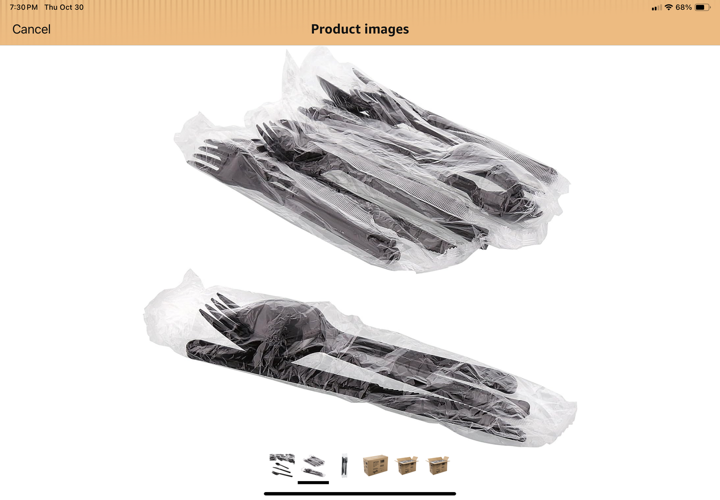 3 in 1 Heavy Duty Plastic Silverware Disposable Utensils 250/Set (Copy)