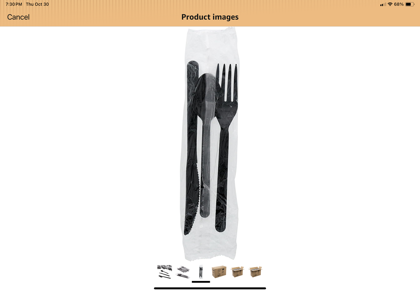 3 in 1 Heavy Duty Plastic Silverware Disposable Utensils 250/Set (Copy)