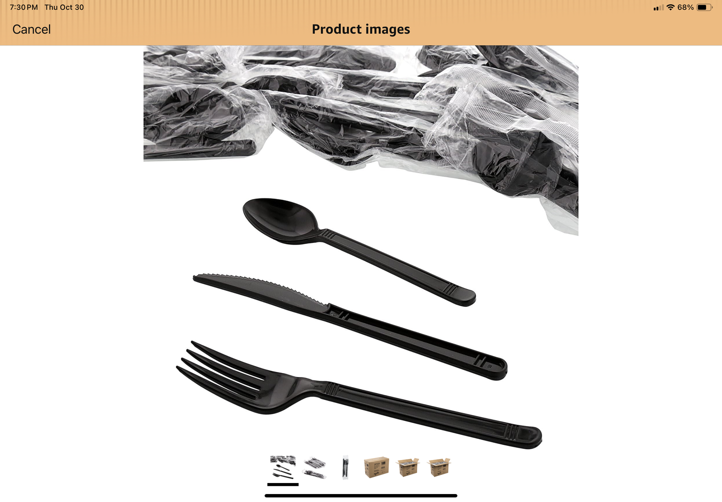 3 in 1 Heavy Duty Plastic Silverware Disposable Utensils 250/Set (Copy)